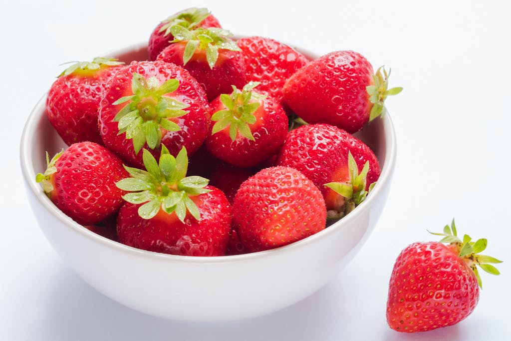 Bowl of Strawberry Fruits